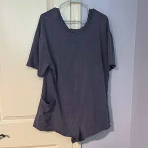 NWOT Free People Movement Hot Shot T-Shirt Romper